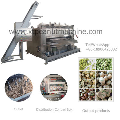 良い価格 304 Stainless Steel Nuts Roaster Machine with 50kg/h Capacity and 220V/380V Voltage for Even Heating オンライン