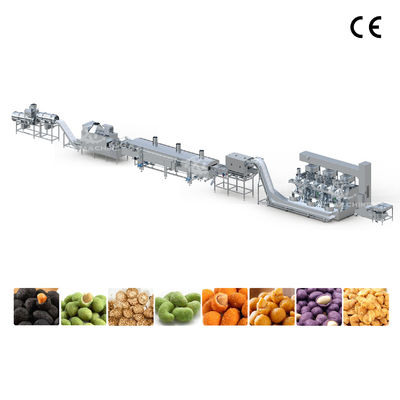 良い価格 Automatic Peanut Coating Machine with 500-1000kg/h Capacity and Intelligent Temperature Control for Uniform Coating オンライン