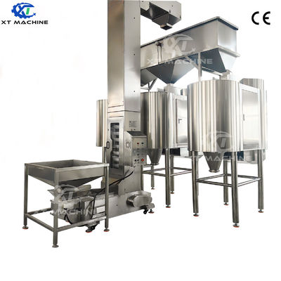 良い価格 Full Auto PLC Peanut Blanching Machine with 98% Efficiency and 1000kg/h Capacity for Industrial Peanut Processing オンライン