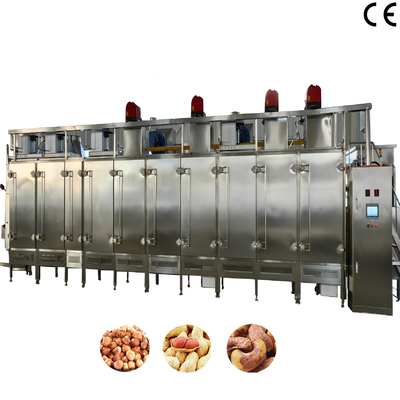良い価格 工業用500kg/h PLC制御ナッツ焙煎機 オンライン