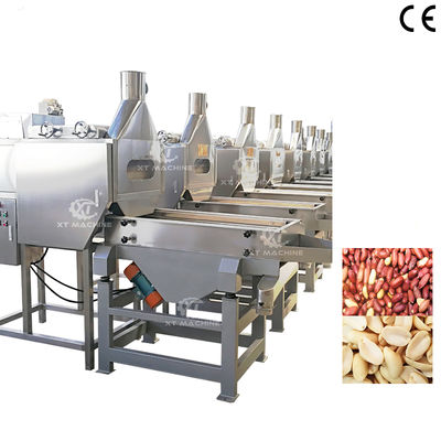 良い価格 Stainless Steel 304 Peanut Slitting and Blanching Machine for Blanched Peanut Output in Food Application オンライン