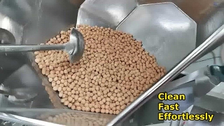 ナッツのコーティングとベーキングの生産ライン