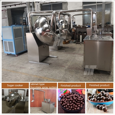 良い価格 自動チョコレート コータ50-70kg/time オンライン