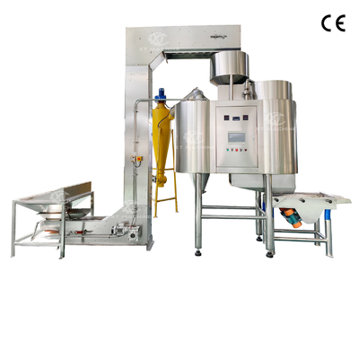 良い価格 1000-1200kg/h 空気式ピーナッツ皮むき機 大規模生産用乾燥ピーナッツ皮むき機 オンライン