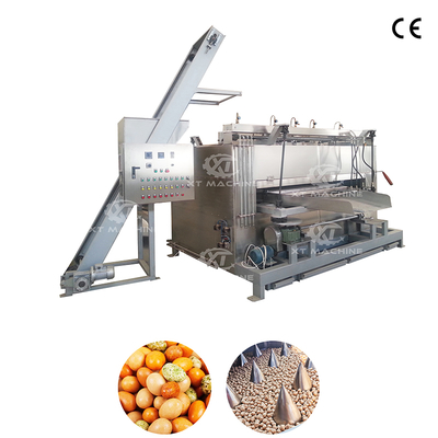 良い価格 50-100kg/h ナッツ スイング ロースター マシン PLC制御 オンライン