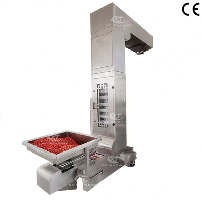 食品グレードステンレス鋼304 1000kg/h Z型エレベーターコンベア垂直搬送包装ライン（果物/野菜/穀物/ナッツ用）