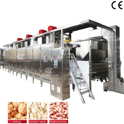220V/380V カシューナッツ・ピーナッツ用自動焙煎機 業務用ナッツロースター 食品加工用 500kg/h-2000kg/h