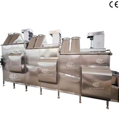 良い価格 1000kg/h-2000kg/h フライドフード冷却機 ピーナッツエア冷却システム 制御可能な輸送速度 オンライン