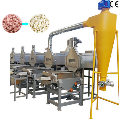 良い価格 500-1000kg/h Peanut Cutting and Blanching Machine Split Nut Blanching Machine With CE Certification オンライン