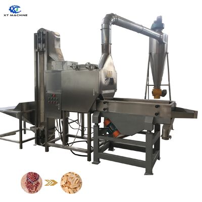 良い価格 800-1000kg/h 容量 ピーナッツペスト加工ラインのピーナッツブランシングマシン オンライン