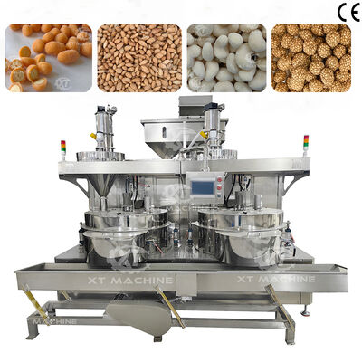 600-800kg/h PLC制御ピーナッツ・キャシューナッツ 単一コーティングのための自動コーティングマシン