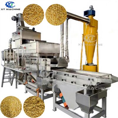 工業用ピーナッツチョッピングマシン、500kg/時の処理能力、7.5kwの電力、均一なナッツ処理のための2段階チョッピング