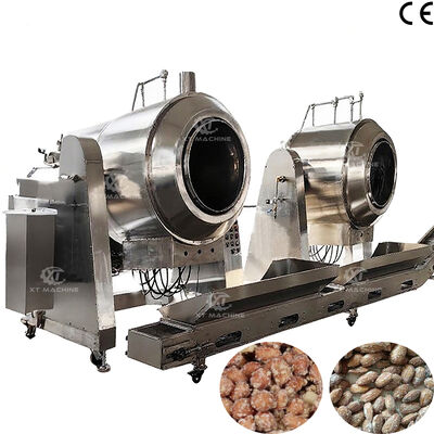 食品業界向け 70kg/バッチ自動製菓機 砂糖コーティングピーナッツ製造機