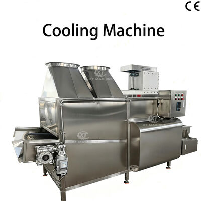 良い価格 500-1500Kg/h 揚げバトルピーナッツ冷却機 電熱付き商用冷却機 オンライン