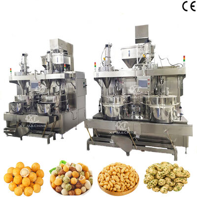 良い価格 高精度 500-1000kg/h パスタで覆われたナッツ スナックを作る機械 PLC制御システムとSUS304素材 オンライン