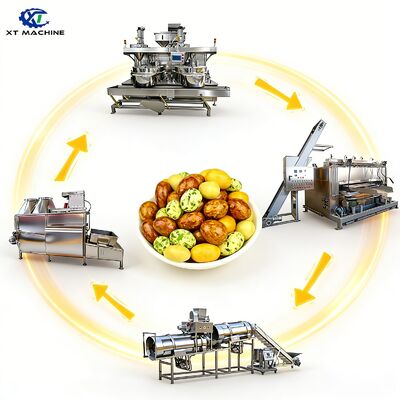 500-1000kg/h 容量 SUS304 食品級のピーナッツコーティングマシン