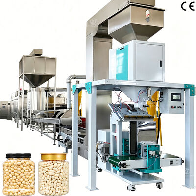 良い価格 オーダーメイド 500kg/h-1000kg/h ピーナッツの焼焼とブランチング生産ライン オンライン