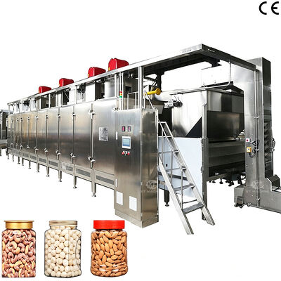 良い価格 高品質カシューナッツ日本豆焙煎機 自動ナッツロースター 食品加工用 500kg/h-2000kg/h オンライン