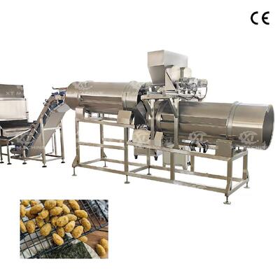 良い価格 工業用高速生地コーティングピーナッツバーガー成形機 PLC制御 膨化ナッツスナック製造装置 オンライン